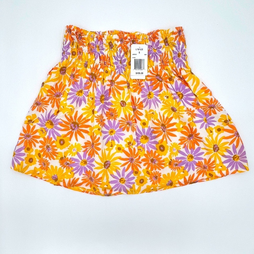 L*SPACE - Jax Lined Floral Mini Skirt